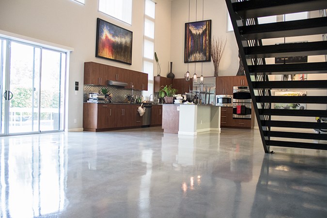 Shiny White Concrete Floor | My Floor Restore | Lakeland, FL | If we can't restore it, you'd better refloor it!